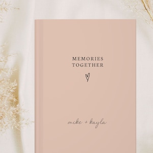 Gepersonaliseerde paar notebook-aangepast papier jubileumcadeau-ons bucketlistboek-paar geheugen aandenken-herinneringen samen-Valentijnsdag