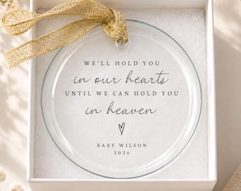 Personalized Baby Loss Memorial Ornament Personalized Child Loss Keepsake Gift Pregnancy Loss Miscarriage Stillbirth Infant Grief Sympathy