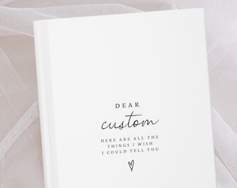 Dear Custom Name Journal- Grief Journal- Memorial Gift- Remembrance Gift- Bereavement Gift- Loss of Loved One Gift- Funeral- Husband Loss