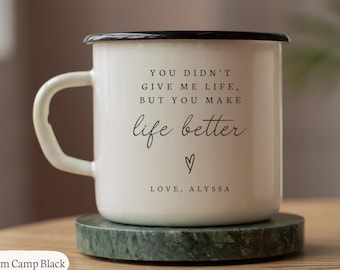 Personalized Bonus Mom Mug Bonus Mother Cups Mother’s Day Gift for Bonus Moms Gift from Son Daughter Stepmom Adoptive Mom Stepmother Mugs