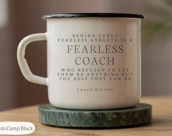 Custom Coach Mug Personalized Gift for Coaches End of Season Thank You Gifts Basketball Soccer Wrestling Baseball Coach From Team Players