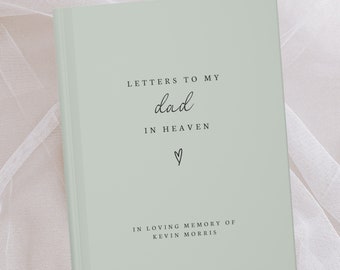 Letters to my Dad in Heaven Notebook- Loss of Father Grief Journal- Dad Memorial Gift- Dad Remembrance Gift- Gift for Grieving- Loss of Dad