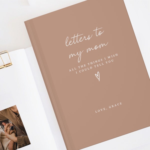 Letters to my Mom Notebook- Loss of Mother Grief Journal- Mom Memorial Gift- Mama Remembrance Gift- Gift for Grieving- Loss of Mom Sympathy