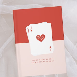 Game Night Score Book - Gepersonaliseerde Game Lover Gift - Custom Score Keeping Record Book - Game Room - Paren Game Night - Bordspel Lover Gifts