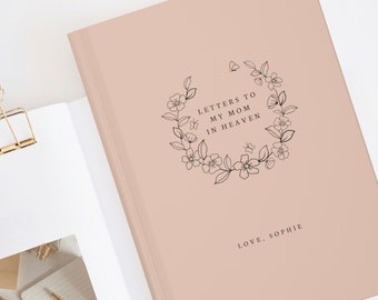 Loss of Mother Grief Journal- Letters to my Mom In Heaven Notebook- Mom Memorial Sympathy Gift- Mama Remembrance- Grieving Loss of Mom Gifts