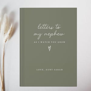 Cuaderno "Cartas a mi hija" - Diario "Querida hija" - "Mientras te veo crecer" - Diario con nombre personalizado - Regalo de diario personalizado - Recuerdo