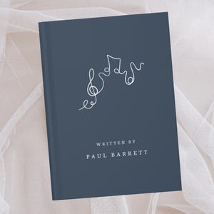 Personalized Lyric Journal Custom Songwriter Notebook Musician Song Book Gift Songwriting Journal Gifts for Guitarists Present for Singers