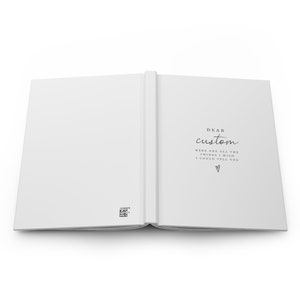 Dear Custom Name Journal- Grief Journal- Memorial Gift- Remembrance Gift- Bereavement Gift- Loss of Loved One Gift- Funeral- Husband Loss image 8