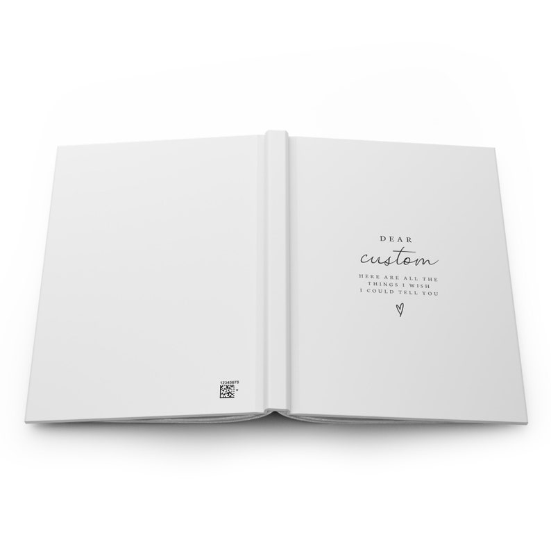 Dear Custom Name Journal- Grief Journal- Memorial Gift- Remembrance Gift- Bereavement Gift- Loss of Loved One Gift- Funeral- Husband Loss image 8