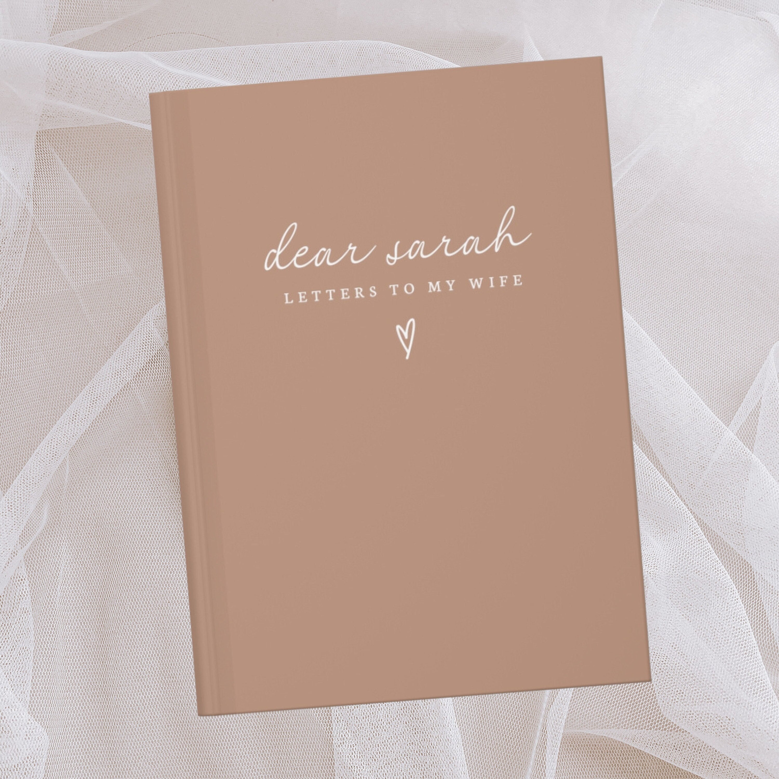 Letters to My Wife Notebook Dear Wife Journal Personalized Name Book ...