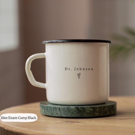 Custom Name Doctor Mug Personalized PHD Graduation Gift Med School Grad Present Doctorate Mug New DR Mug White Coat Ceremony Gifts For Her