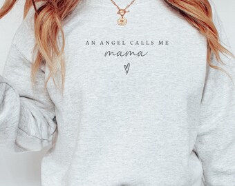 Een engel noemt me mama - Mama van een engel - Engel mama - Herinnering aan een baby - Aandenken aan een verloren kindje, miskraam, doodgeboorte, zwangerschapsverlies