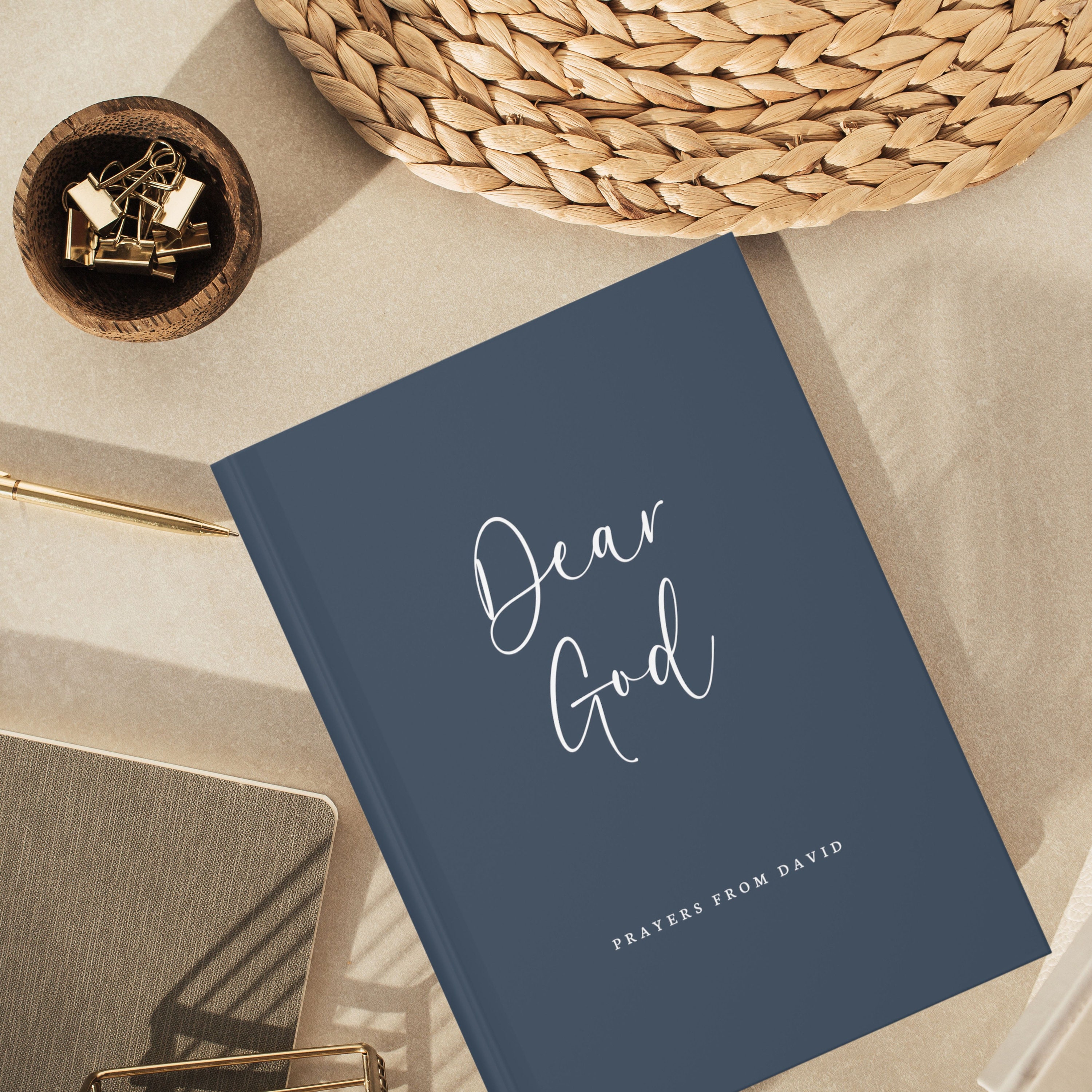 Dear God Personalized Prayer Journal- Custom Prayer Notebook- Christian Gift Journal- Prayer Diary- Gifts for Women- Mom Gift- Faith Journal