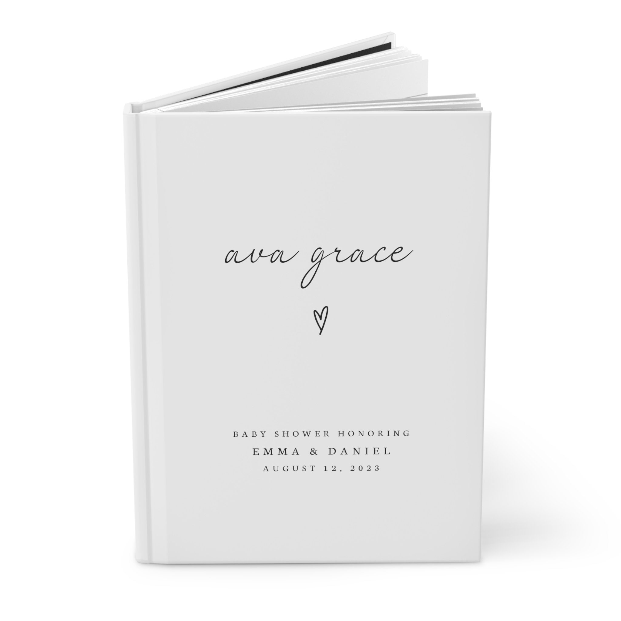 Baby Shower Guest Book Baby Journal Custom Guest Book Etsy