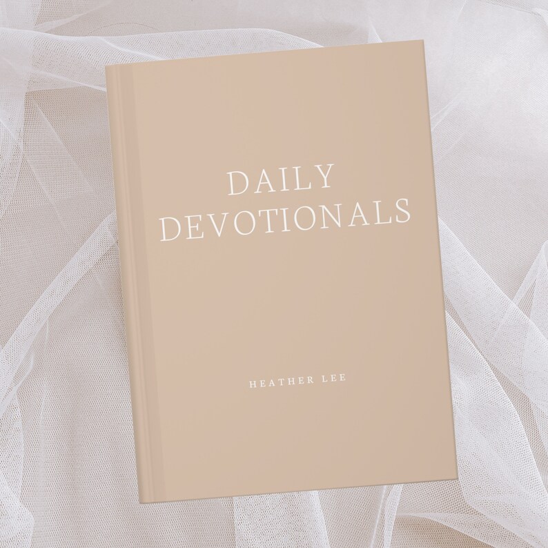 Daily Devotionals Journal- Bible Study Notebook- Prayer Journal ...