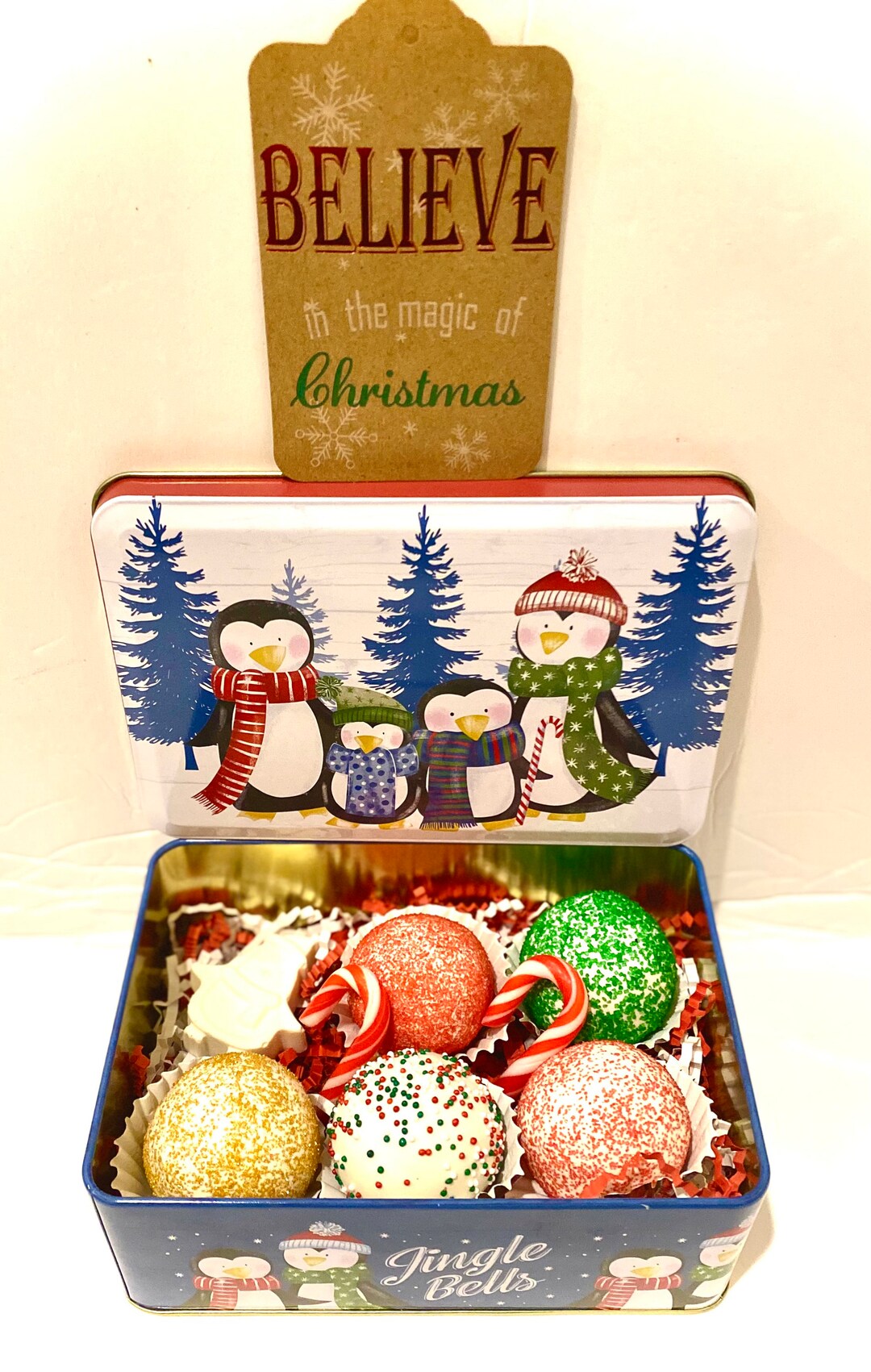 Christmas Cake Pop Gift Box Etsy