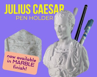 AU- Sculptural Julius Caesar Pen Holder - A functional, durable and unique accessory for your work space