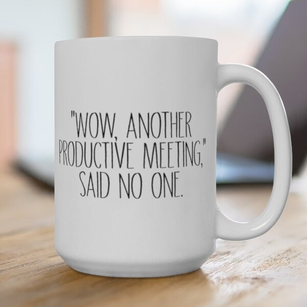 Meeting Mug Etsy