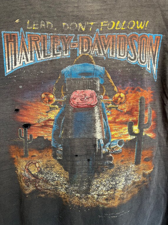 vintage Harley Davidson Tee Size M - image 3