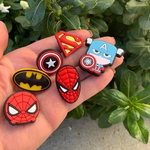 Spiderman charms available 🕷️ #spiderman #croccharms #crocs