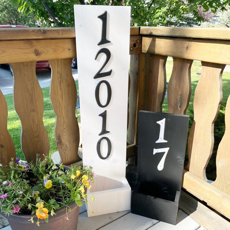 House Number Planter Box Housewarming Gift Realtor Gift Etsy