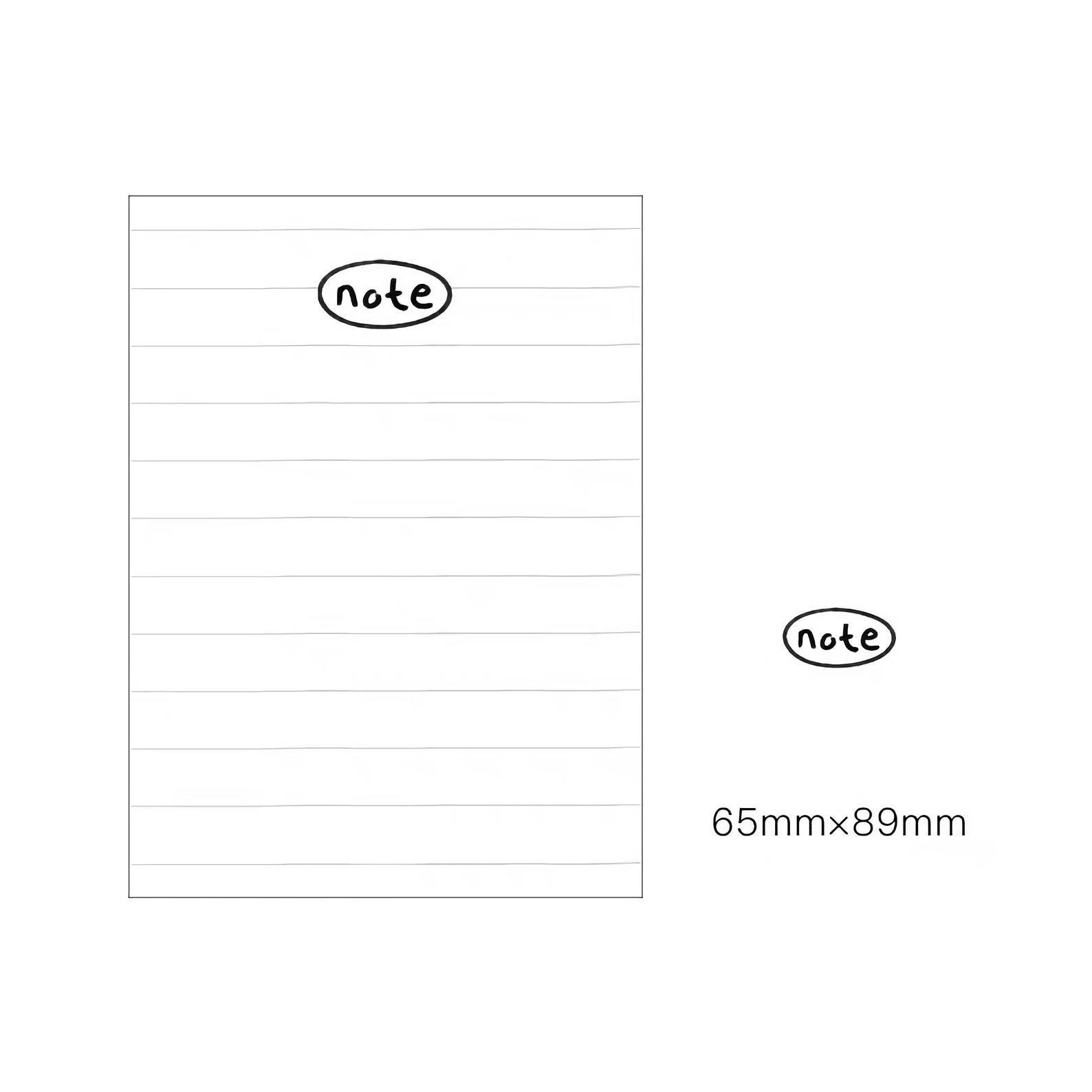 MUJI Style Cute Mini Notepad, 3pack Bundle to Do List With 150 Sheets