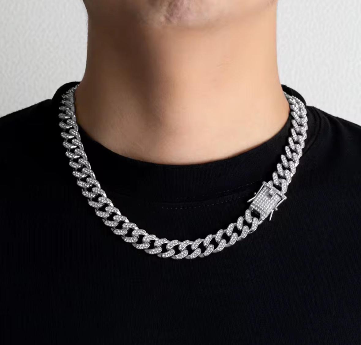 Iced out cuban chain - Etsy 日本 Iced out cuban chain - Etsy 日本