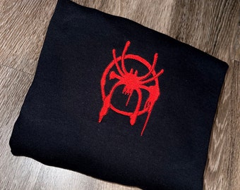 Spiderman Crewneck, sudadera Spiderman, sudadera bordada Spiderman, Vintage, No Way home, cumpleaños, Miles Morales, spiderverse