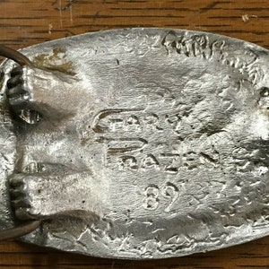 Gary Prazen 1980's Nevada Mining Association Belt Buckle - Etsy
