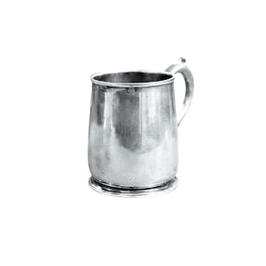 18th Century London Sterling Silver Cup 1736-37, George II, David Willaume