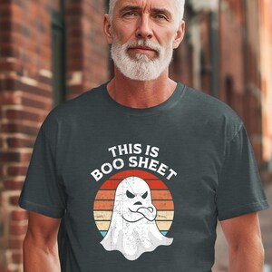 Boo Sheet T-Shirt, Funny Ghost Halloween Shirt, Spooky Tee, Halloween Costume Top, Ghost Lover Gift, Unisex Casual Wear