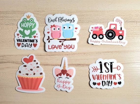 Stickers for Valentines Stickers for Kids, Kids Loot Bag Fillers, Love  Stickers for Planner, Scrapbook Supplies Love, Cute Stickers for Girl 