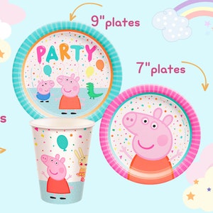 Peppa Pig Paper Beverage Cups | partyHAUS