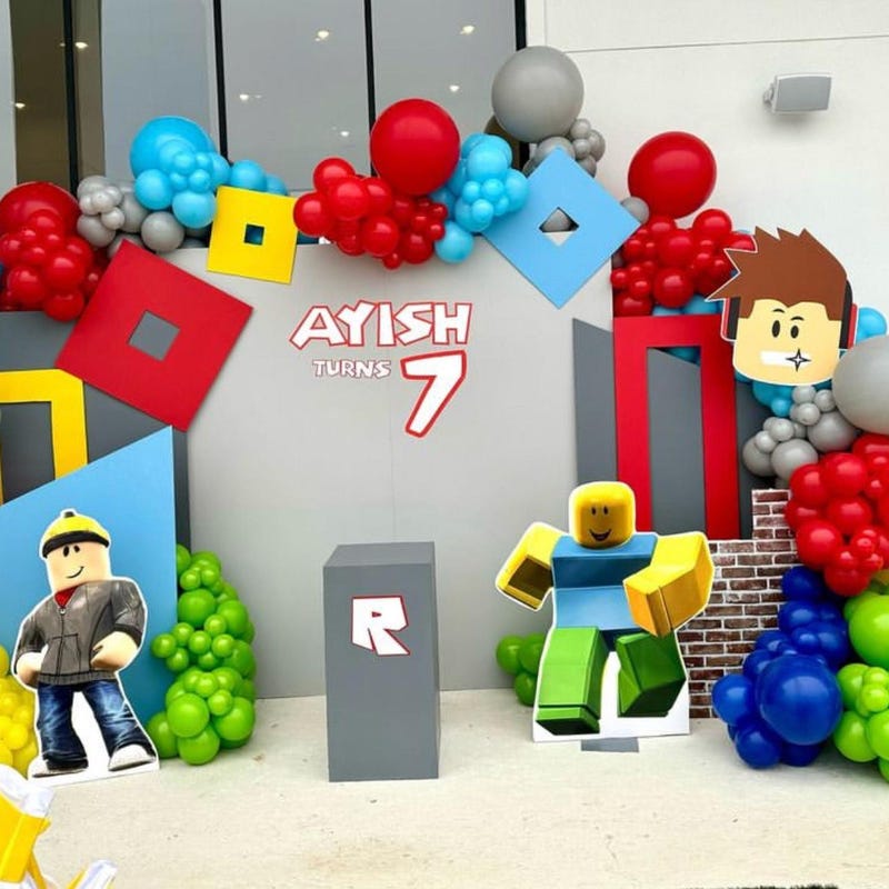 Roblox Party Decor Etsy
