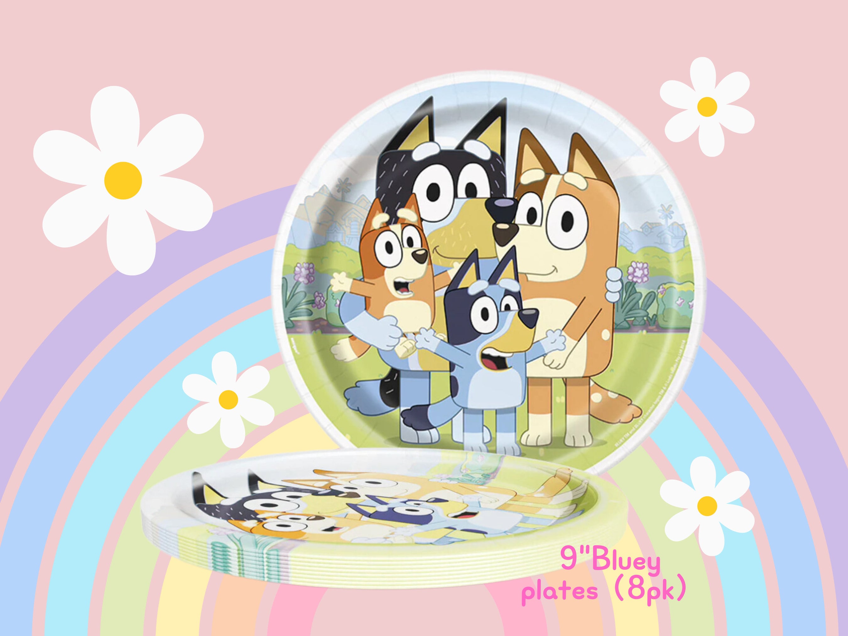 Blue Dog Party Supplies Blue Dog Birthday Party Blue Dog Diner Plates Blue Dog Dessert Plates