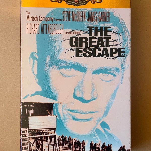 VHS The Great Escape con Steve McQueen