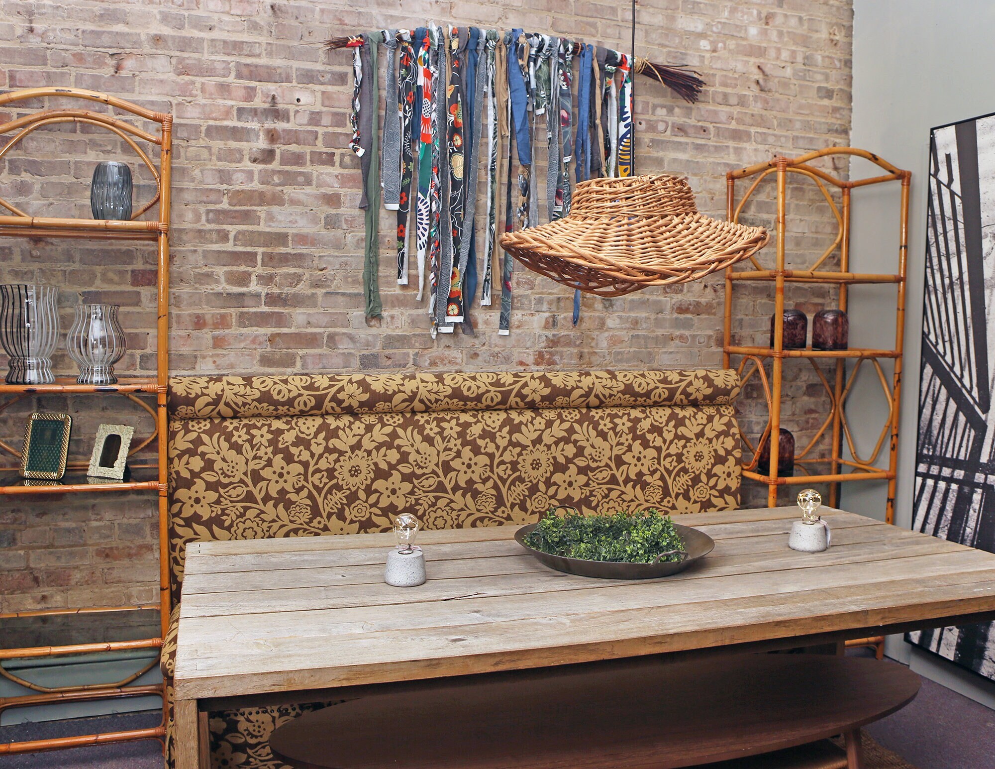 Unique Wicker Basket Chandelier Etsy