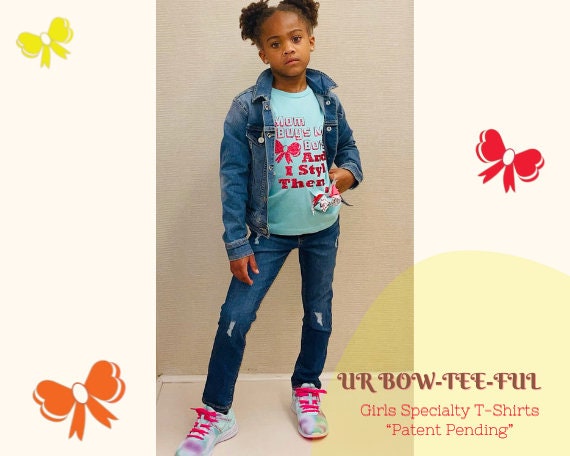 Hair Bow Shirt Birthday Outfit Girly T Shirt Girl Top - Etsy Hair Bow Shirt Birthday Outfit Girly T Shirt Girl Top - Etsy
