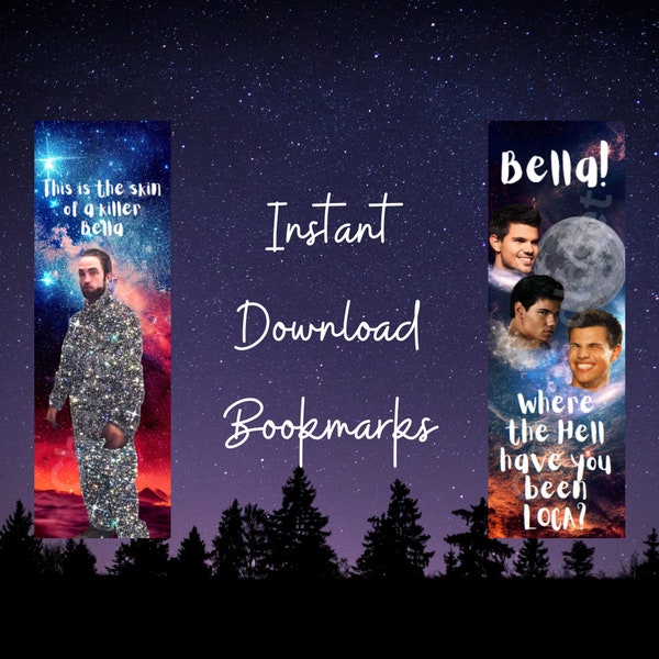 Twilight Bookmark Digital Download