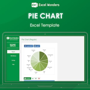 Modelo de gráfico de pizza do Excel | Gráficos de pizza dinâmicos e informativos, gráficos de pizza personalizados, gráficos codificados por cores, gráficos de visualização de dados