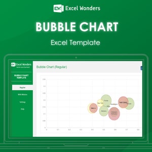 Bubble Chart Excel Template | Interactive Data Visualization Template ...