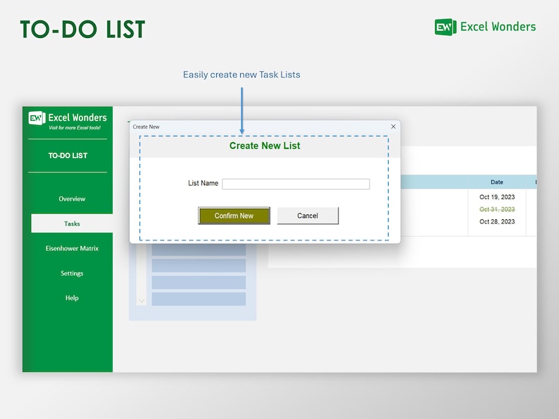 To-do List Excel Template | Organize Your Tasks, Boost Productivity ...