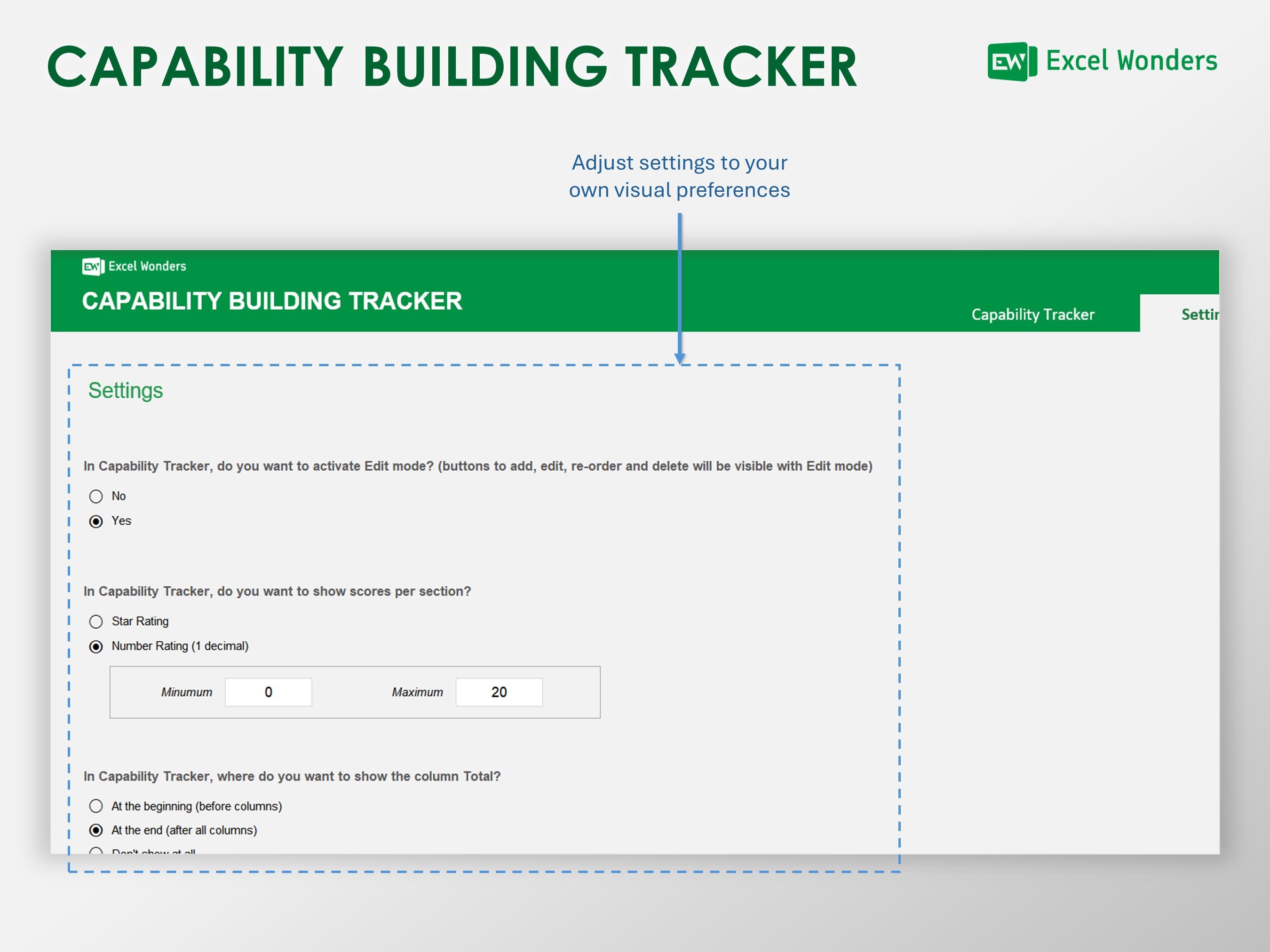 Employee Development Tracker Excel | Organizational Development Tool ...
