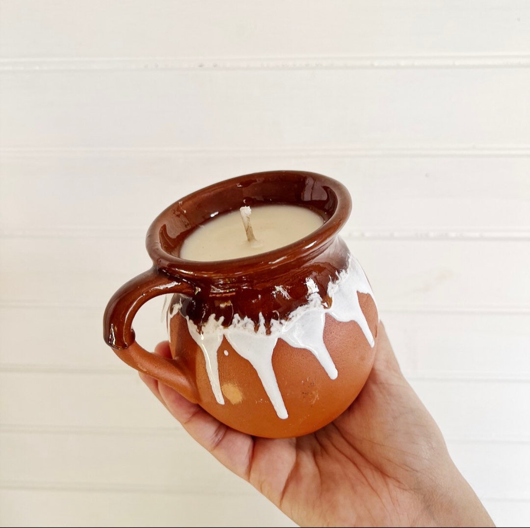 12 Oz Candle in Mexican Ceramic Mug - Etsy
