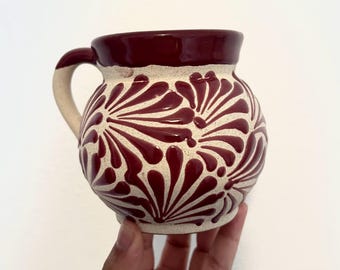 Handmade Talavera Mugs – Set of 4