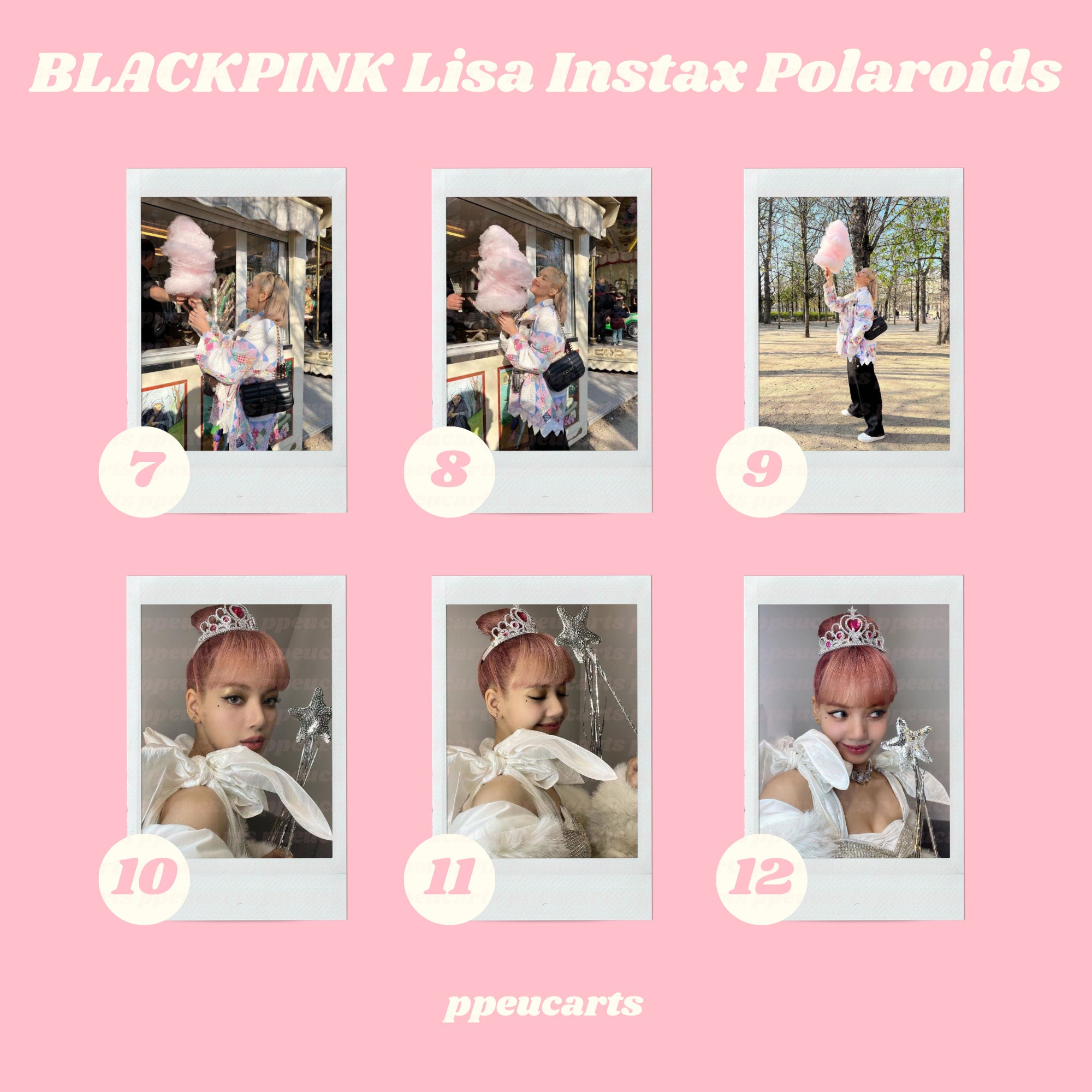 K-POP・アジア YG BLACKPINK LISA Polaroid voice film YG BLACKPINK LISA 看 Polaroid voice film