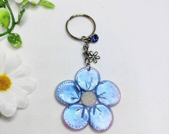 flower bag charm