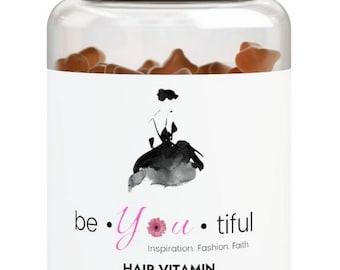 Hair Vitamin Gummies: Non-GMO, Corn-Free (60 Gummies)
