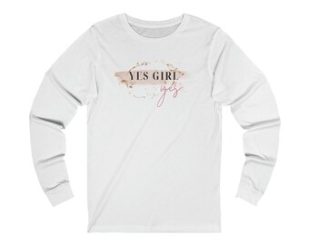 Yes Girl YES Jersey Long Sleeve Tee