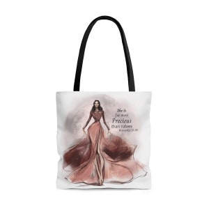 More Precious Than Rubies &quot;Exclusive&quot; AOP Tote Bag